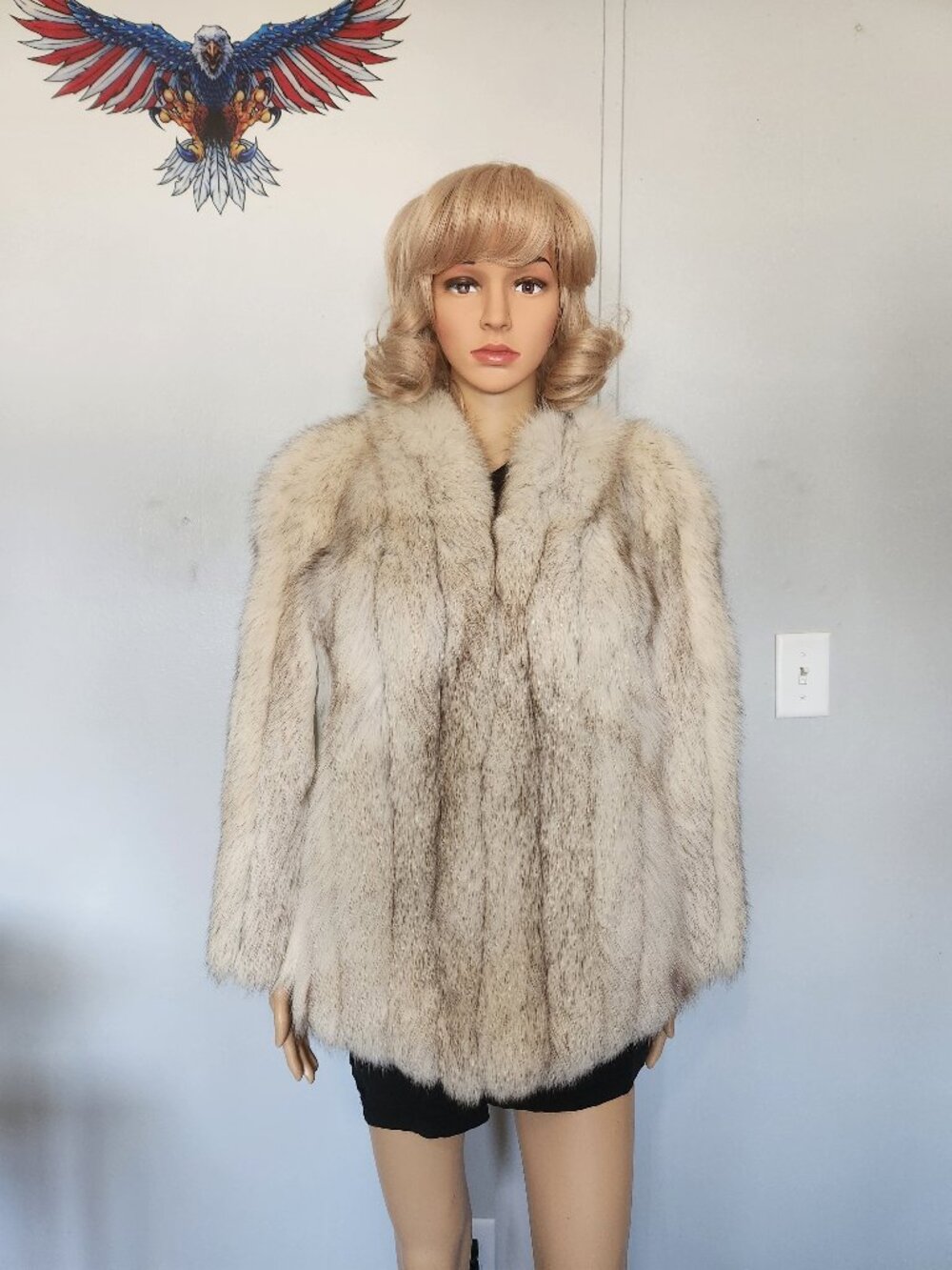 #784 Fox fur coat